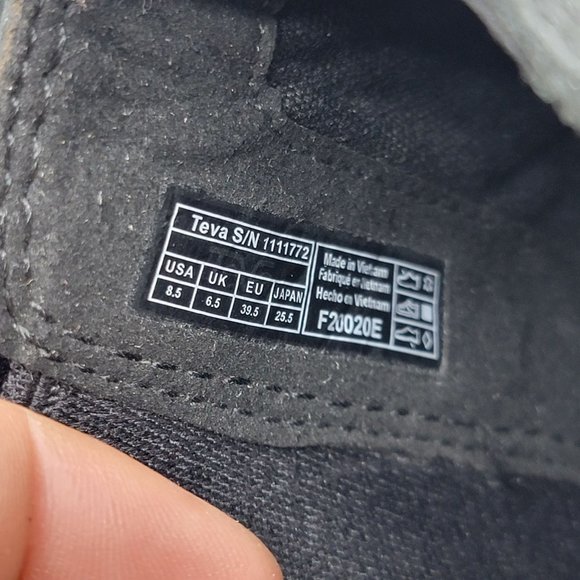 Teva Ellery Chelsea Womens 8.5 Black Waterproof Pull On Boots Casual 1111772 - Picture 9 of 14